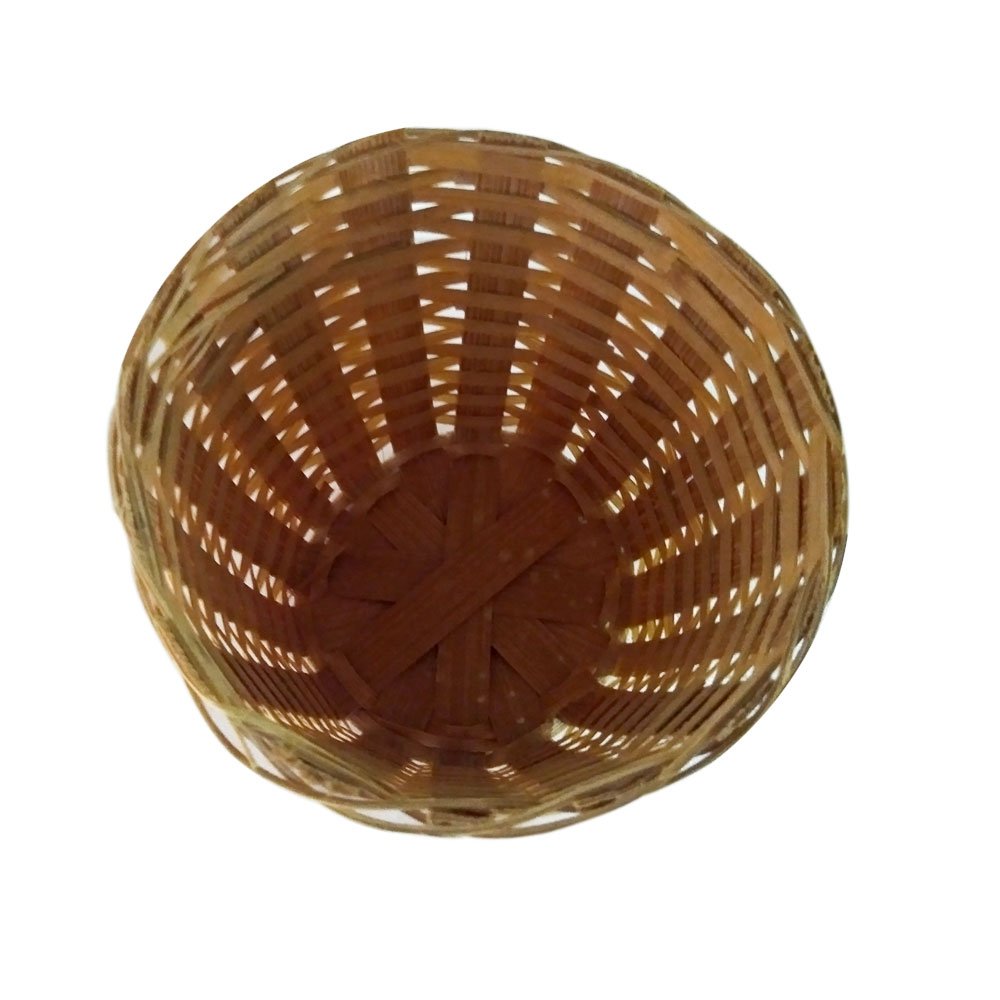 Hand Crafted Natural Bamboo Fruits Vegetables Basket for Home & Kitchen(set of 2 pieces) thumbnail 4