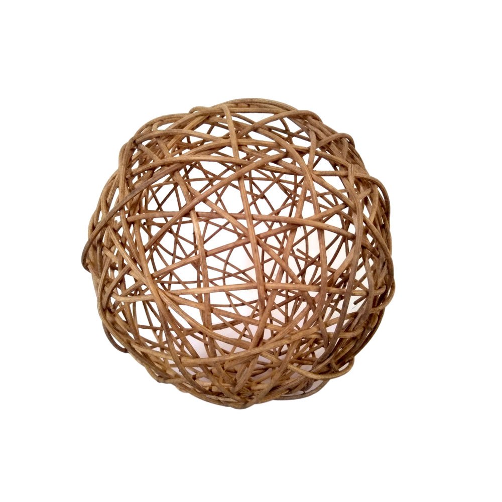 Cane Crafted Decorative Ball for Lighting Decor thumbnail 1