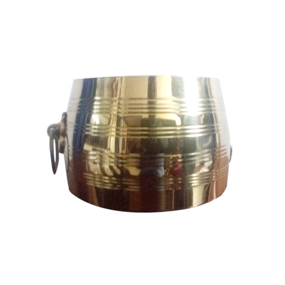 Decorative Small Bell Metal Alloy Nazhi/Changazhy/Idangazhy Traditional Measuring Bowl Miniature thumbnail 1