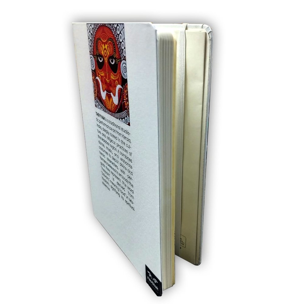 Theyyam Theme Hardbound Journals A5 size for Souvenir Gifting (White) thumbnail 3